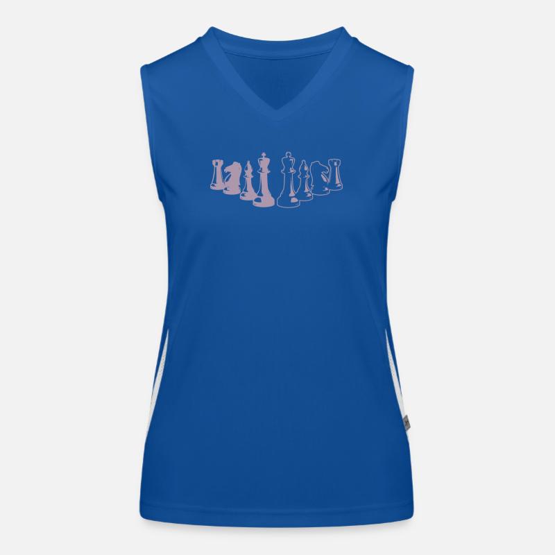Chess Player Gift Ideas Chess Women's Functional Contrast Tank Top