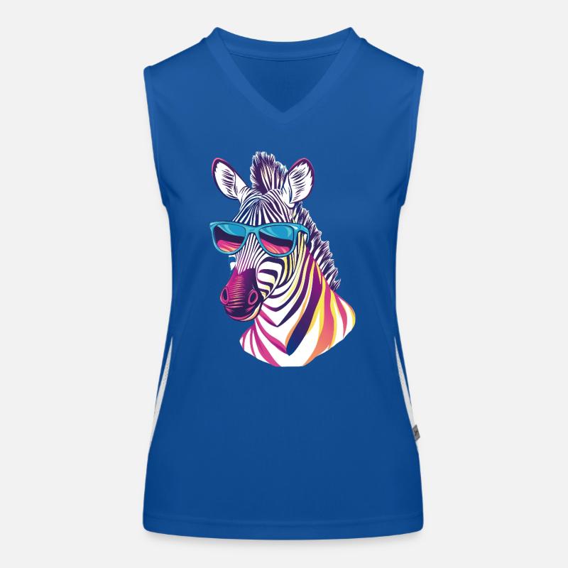 Zebra Women's Functional Contrast Tank Top