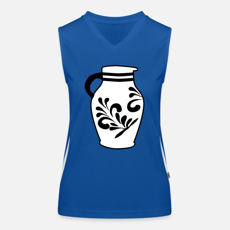 Bembel Design Funktionelles Kontrast-Tank Top für Frauen