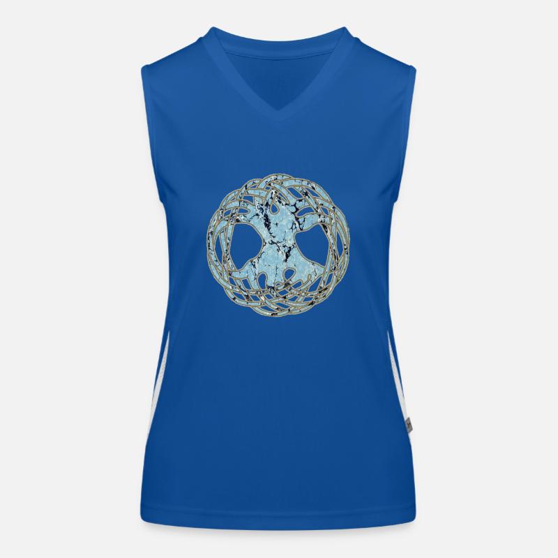 lebensbaum e 55 Funktionelles Kontrast-Tank Top für Frauen