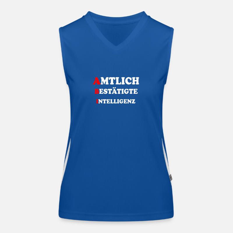 Abi Spruch cool lustig Abitur Funktionelles Kontrast-Tank Top für Frauen