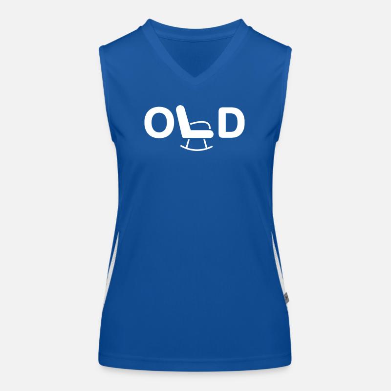 Old Women's Functional Contrast Tank Top