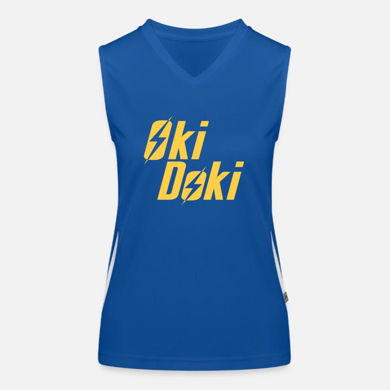 Oki Doki Funktionelles Kontrast-Tank Top für Frauen
