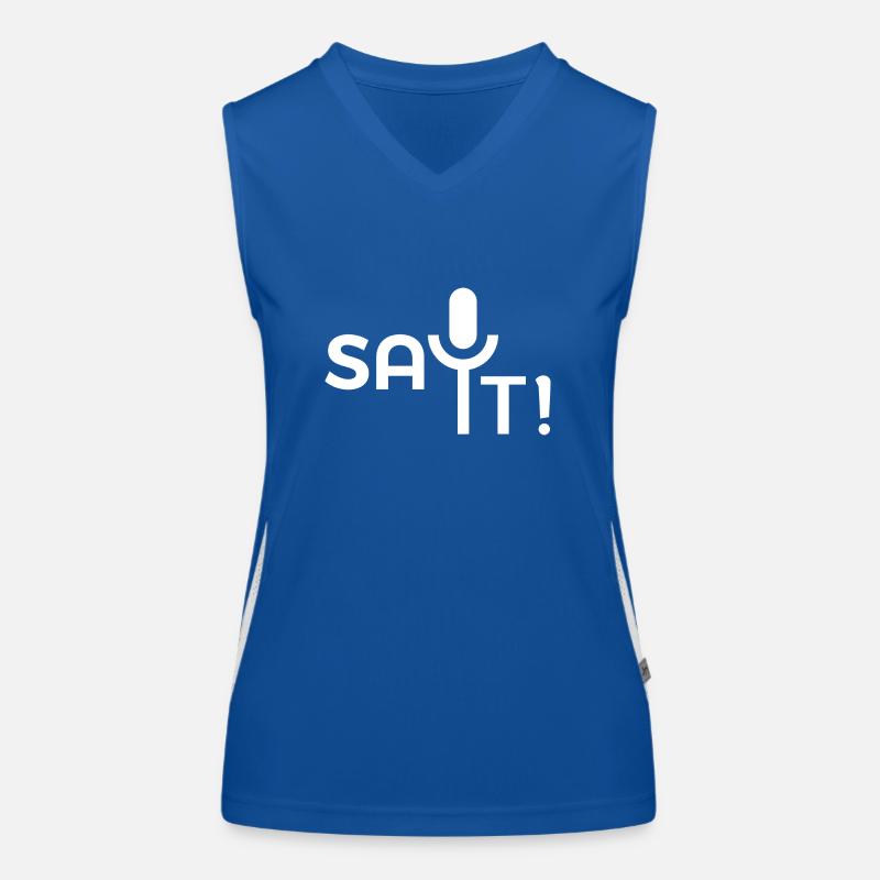 Say it Women's Functional Contrast Tank Top