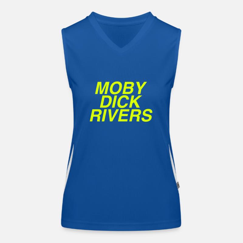 moby dick rivers Débardeur respirant contrasté Femme