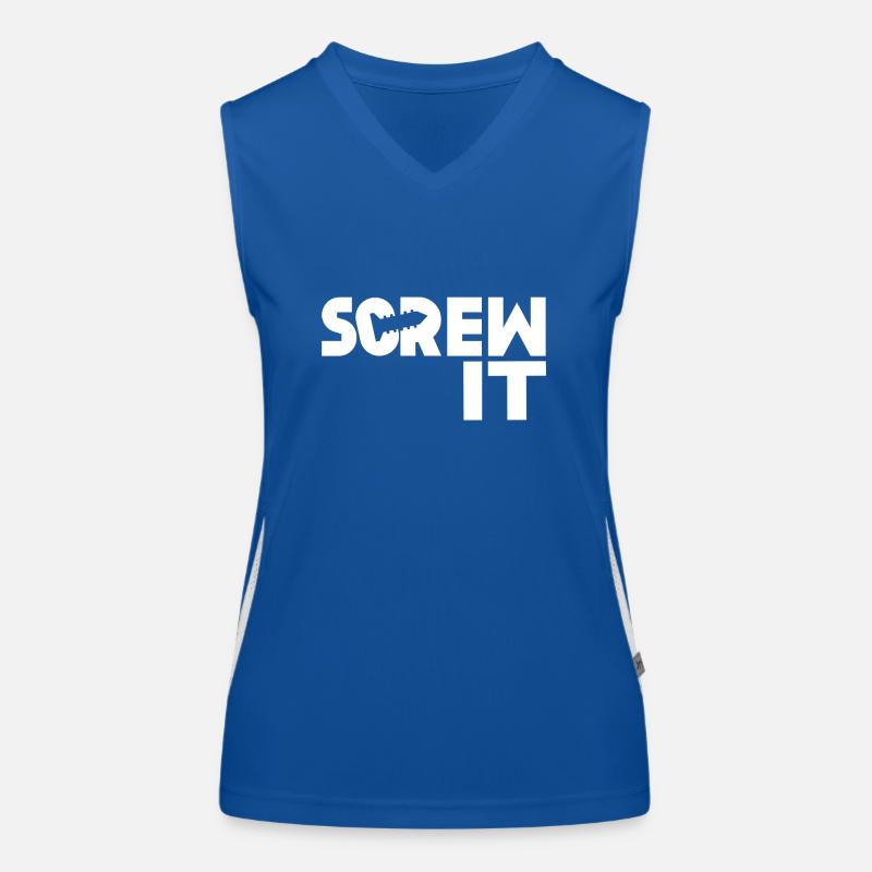 Screw it Funktionelles Kontrast-Tank Top für Frauen