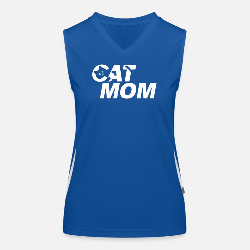 Maman chat Débardeur respirant contrasté Femme