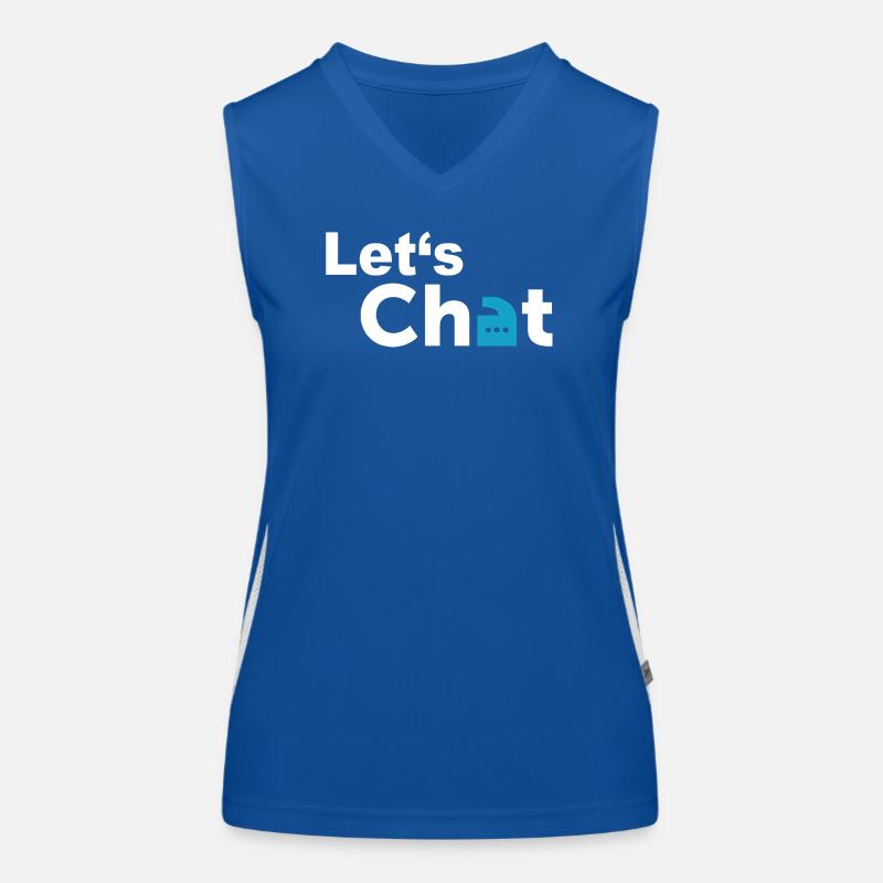 Let's Chat Women's Functional Contrast Tank Top