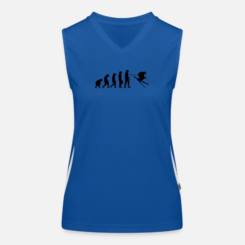 Ski Evolution Tshirt Funktionelles Kontrast-Tank Top für Frauen