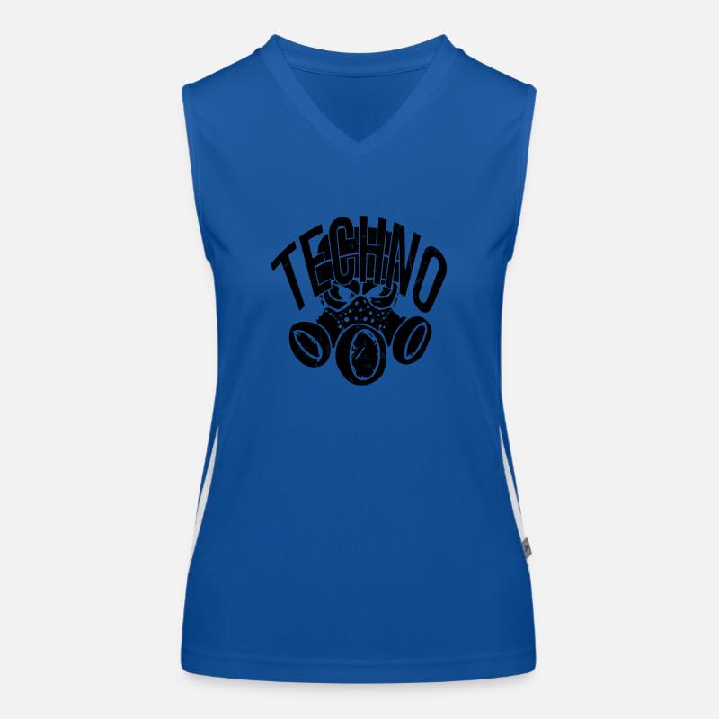 Techno Mask Gas Mask Women's Functional Contrast Tank Top
