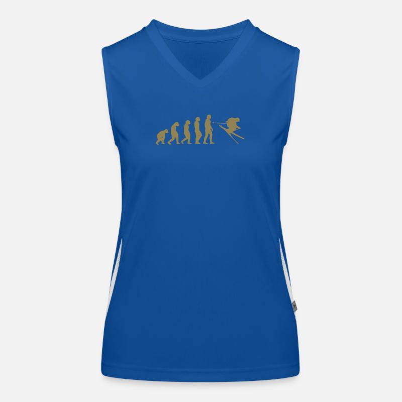T-shirt Ski Evolution Débardeur respirant contrasté Femme