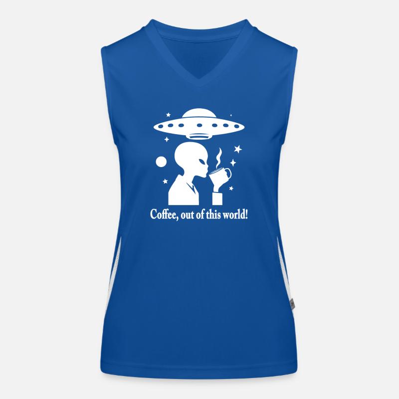 Coffee Out of this world Women's Functional Contrast Tank Top