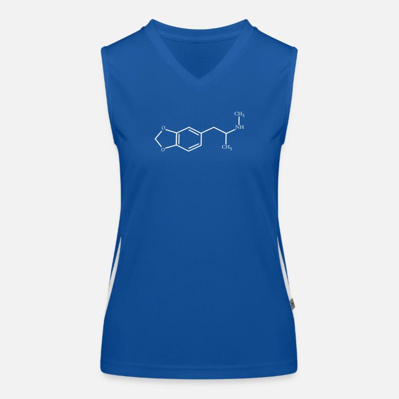 Formule MDMA - Formule chimique Débardeur respirant contrasté Femme