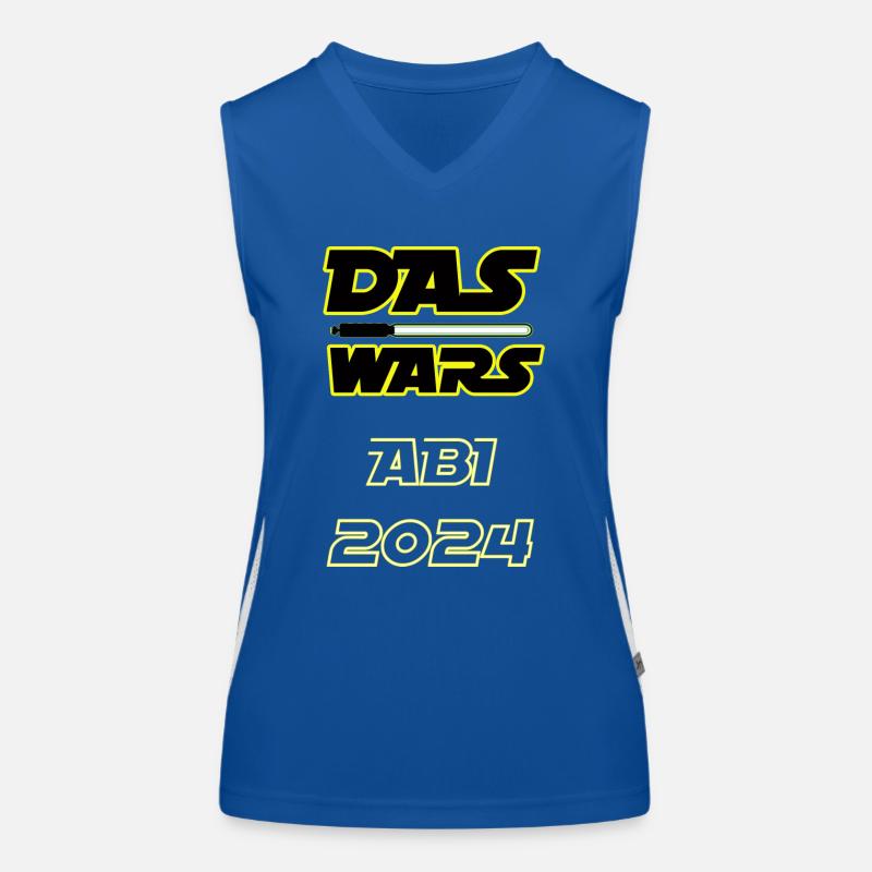 Abitur 2024 Funktionelles Kontrast-Tank Top für Frauen