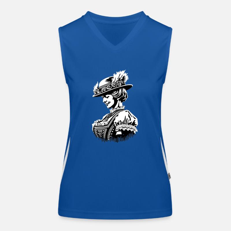 Dirndl Costume | Typical traditional German Women's Functional Contrast Tank Top