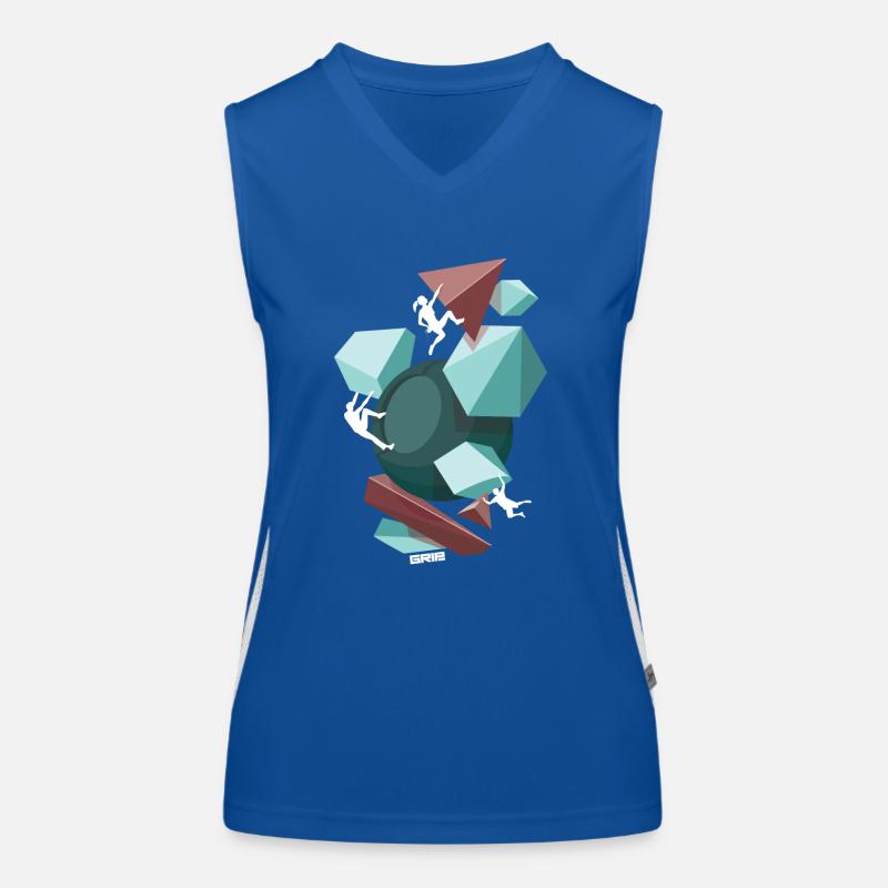 fun team Women's Functional Contrast Tank Top