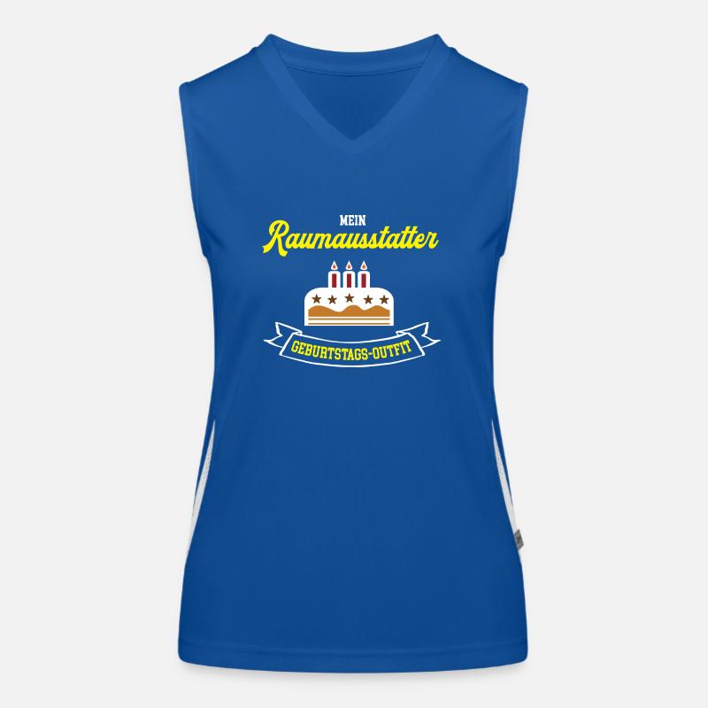 Raumausstatter Geburtstag Geburtstagsgeschenk Funktionelles Kontrast-Tank Top für Frauen