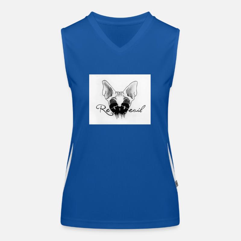 Sphynx Katze Hell Funktionelles Kontrast-Tank Top für Frauen