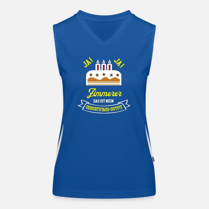 Zimmer Geburtstag Geburtstagsgeschenk Zimmermann Funktionelles Kontrast-Tank Top für Frauen