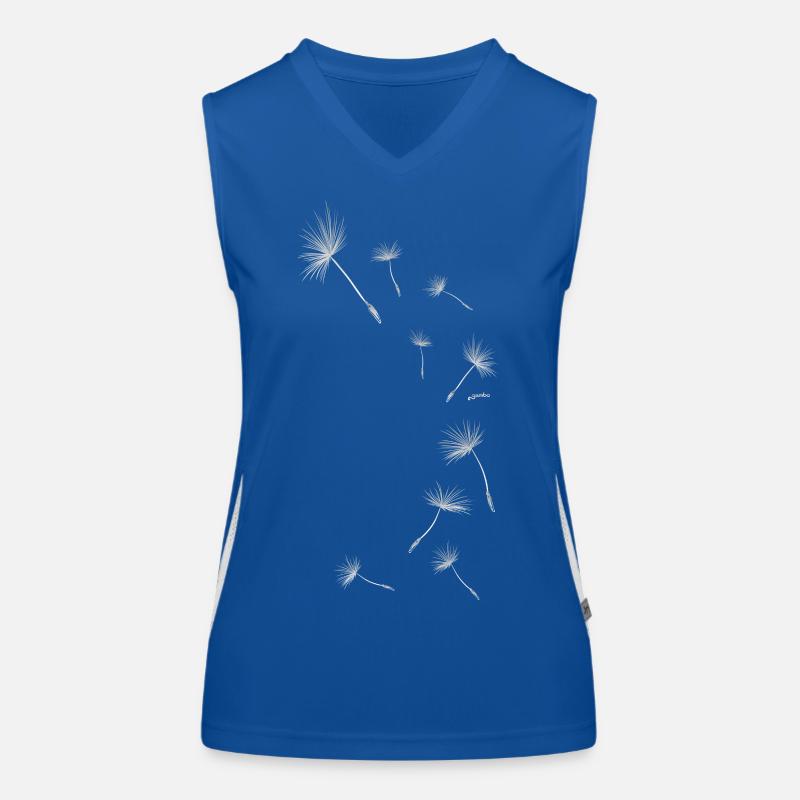 Pusteblume Design 1 Funktionelles Kontrast-Tank Top für Frauen