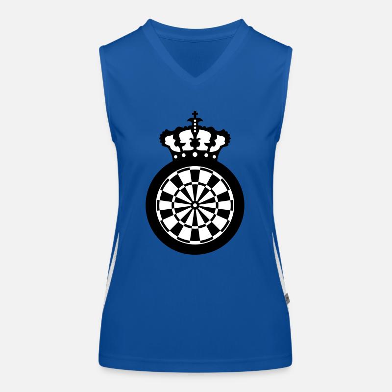 Couronne de disque de fléchettes Débardeur respirant contrasté Femme