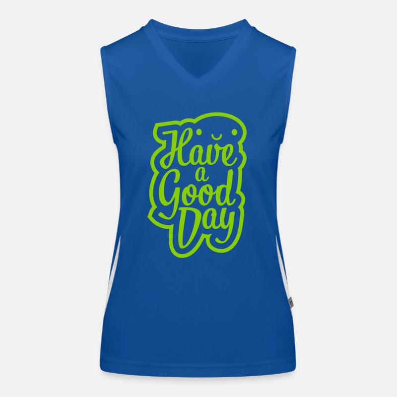 have a good day Funktionelles Kontrast-Tank Top für Frauen