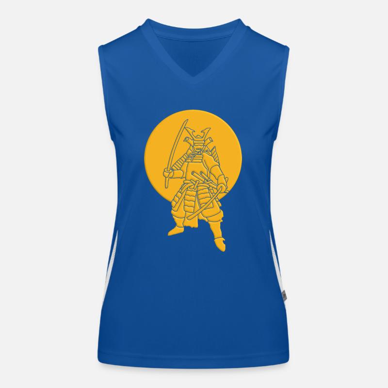 Samurai - Women's Functional Contrast Tank Top - royal/white