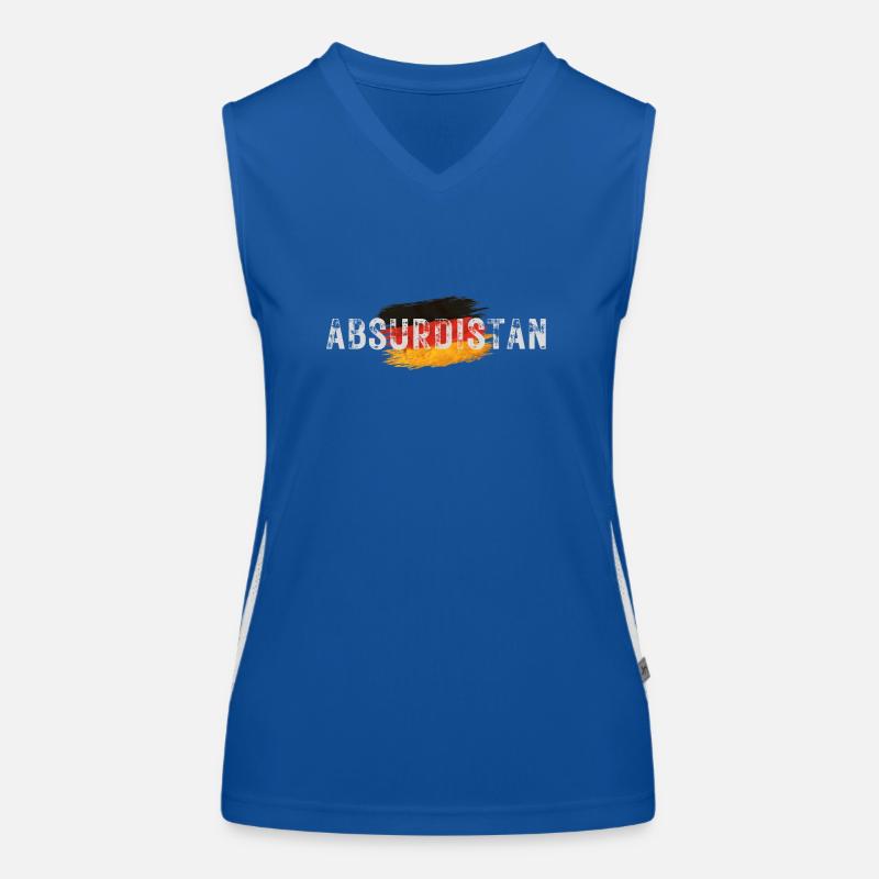 Absurdistan Funktionelles Kontrast-Tank Top für Frauen