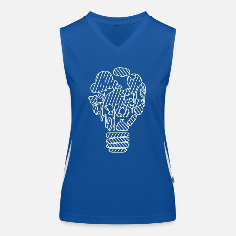 Geht dir ein Licht auf? Helle Kerze auf der Torte? Funktionelles Kontrast-Tank Top für Frauen