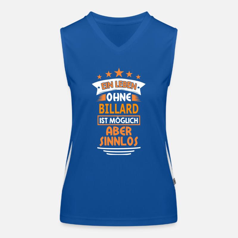 billard Funktionelles Kontrast-Tank Top für Frauen