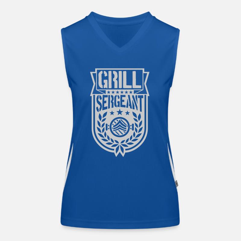 Grill Sergeant Grill Season Grill Master Women's Functional Contrast Tank Top
