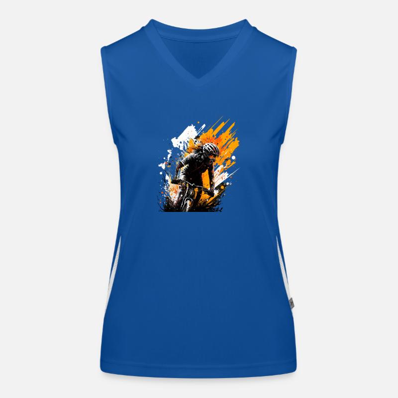 Bicycle MTB Women's Functional Contrast Tank Top