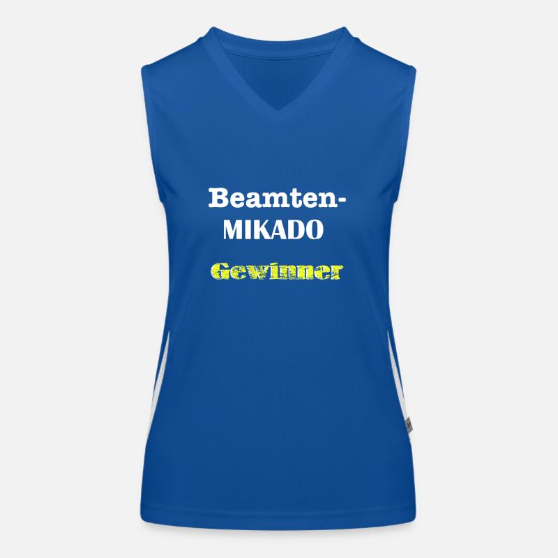 Beamten-Mikado-Gewinner Funktionelles Kontrast-Tank Top für Frauen