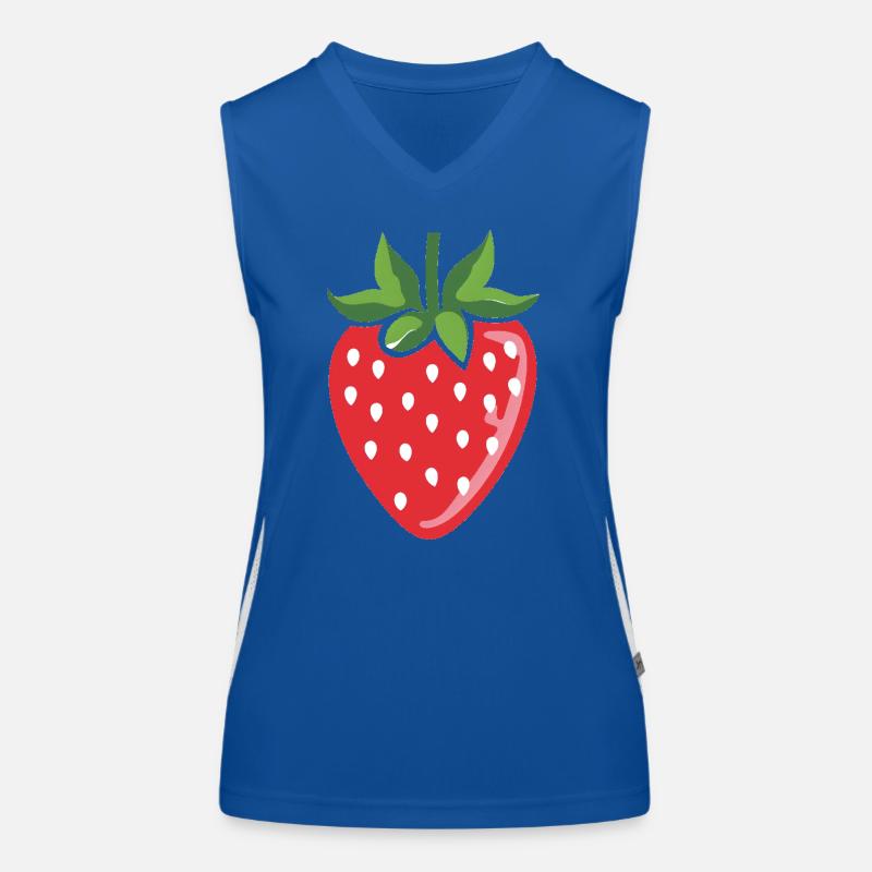 Strawberry Women's Functional Contrast Tank Top
