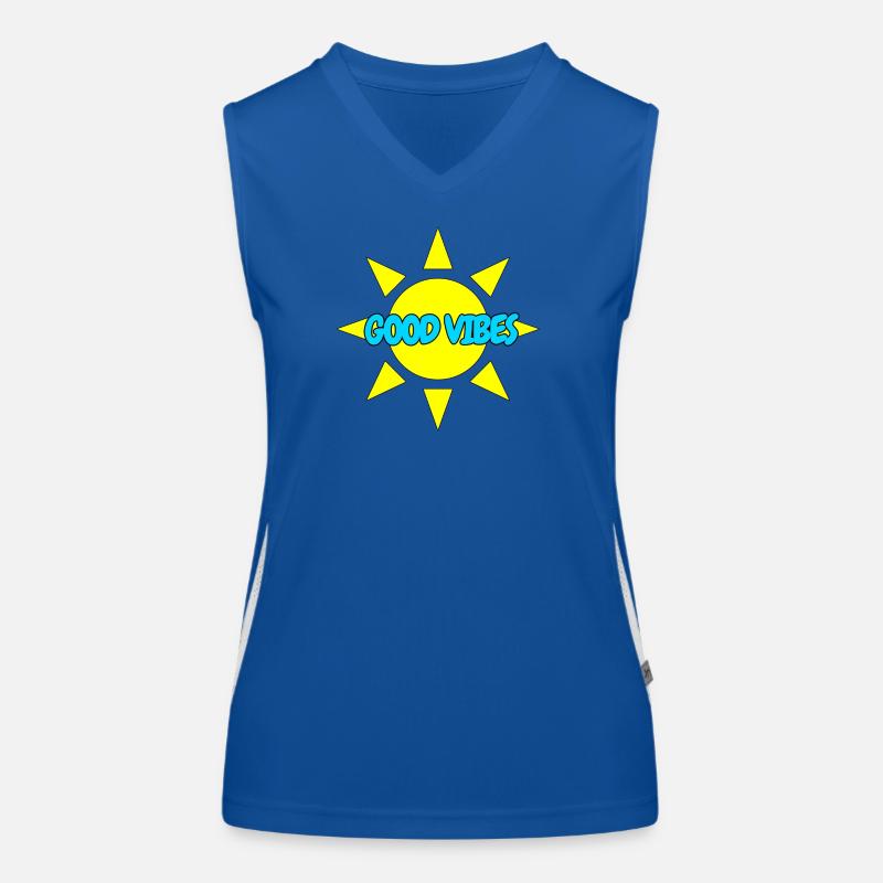 GOOD VIBES Funktionelles Kontrast-Tank Top für Frauen