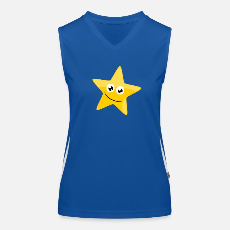 Astérisque Débardeur respirant contrasté Femme