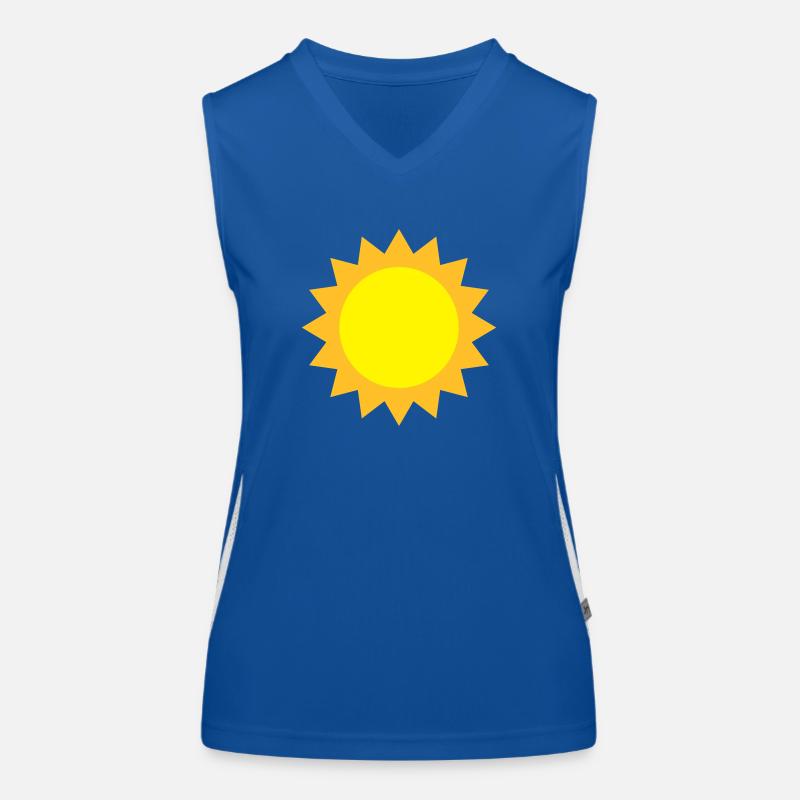 Sonne Funktionelles Kontrast-Tank Top für Frauen