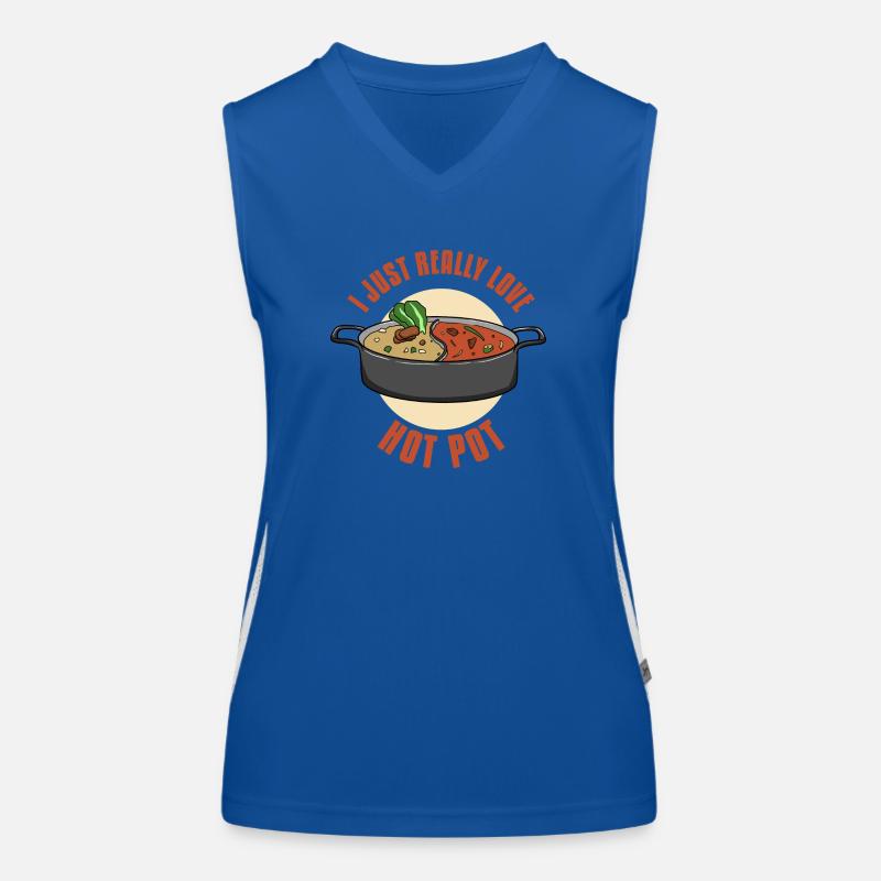 Asiatisches Chinesisches Hot Pot Suppe I Geschenk Funktionelles Kontrast-Tank Top für Frauen