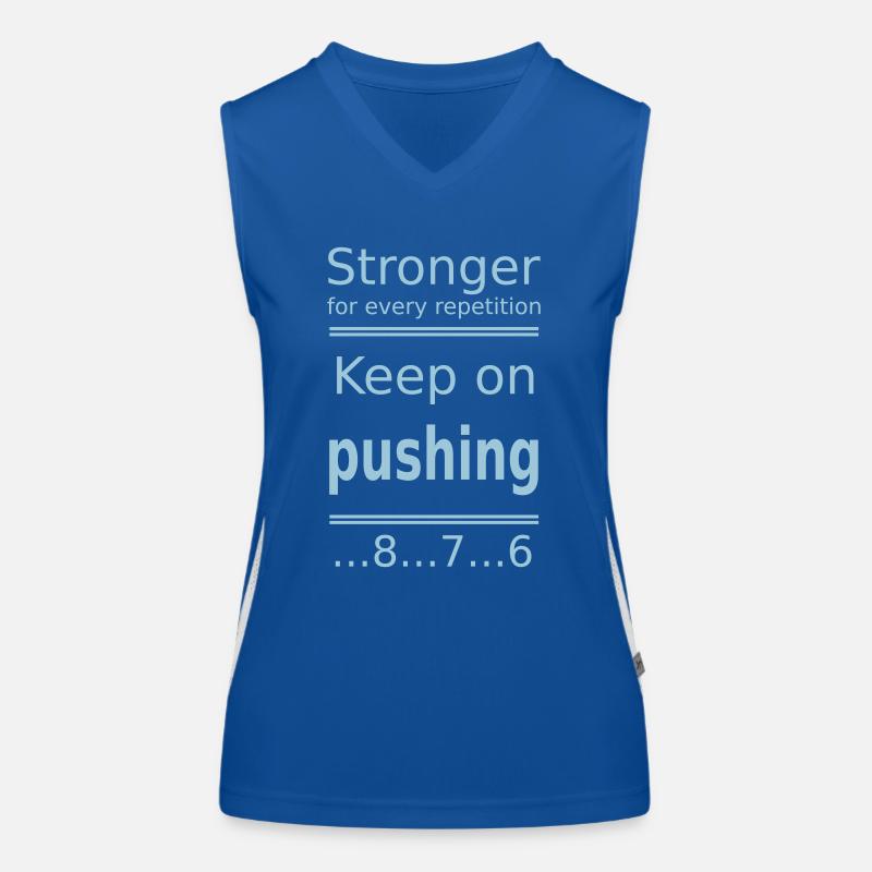 Stronger with each repetition. Women's Functional Contrast Tank Top