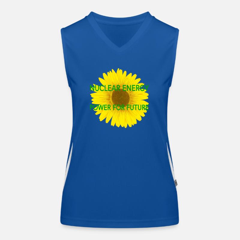 nuclear energy power for future Funktionelles Kontrast-Tank Top für Frauen