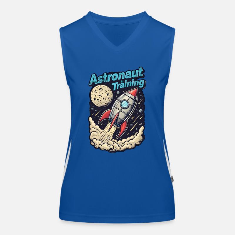 Astronaut in Training Women's Functional Contrast Tank Top