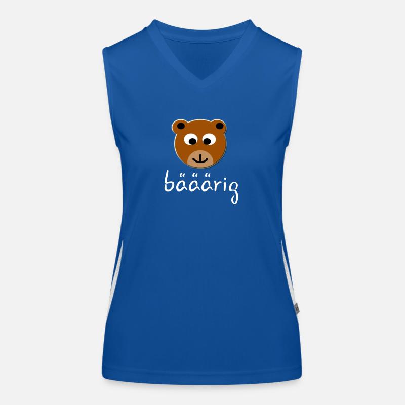 bärig Funktionelles Kontrast-Tank Top für Frauen