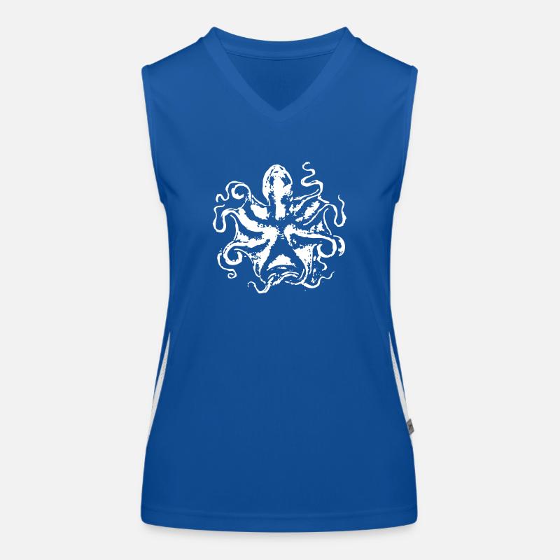 Pieuvre 02 Débardeur respirant contrasté Femme