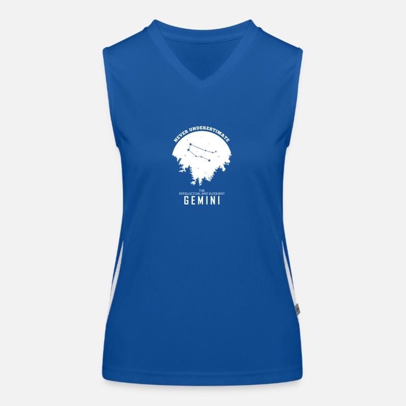 Zwilling Sternzeichen Horoskop Geschenk Funktionelles Kontrast-Tank Top für Frauen