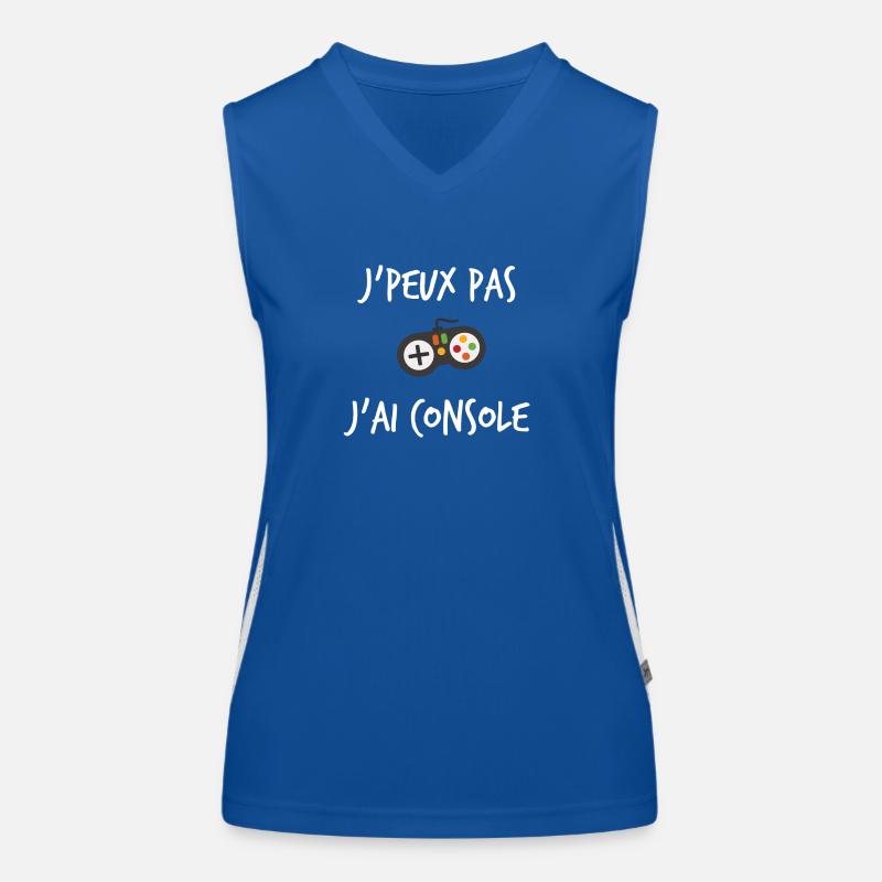 Can not I console? Women's Functional Contrast Tank Top