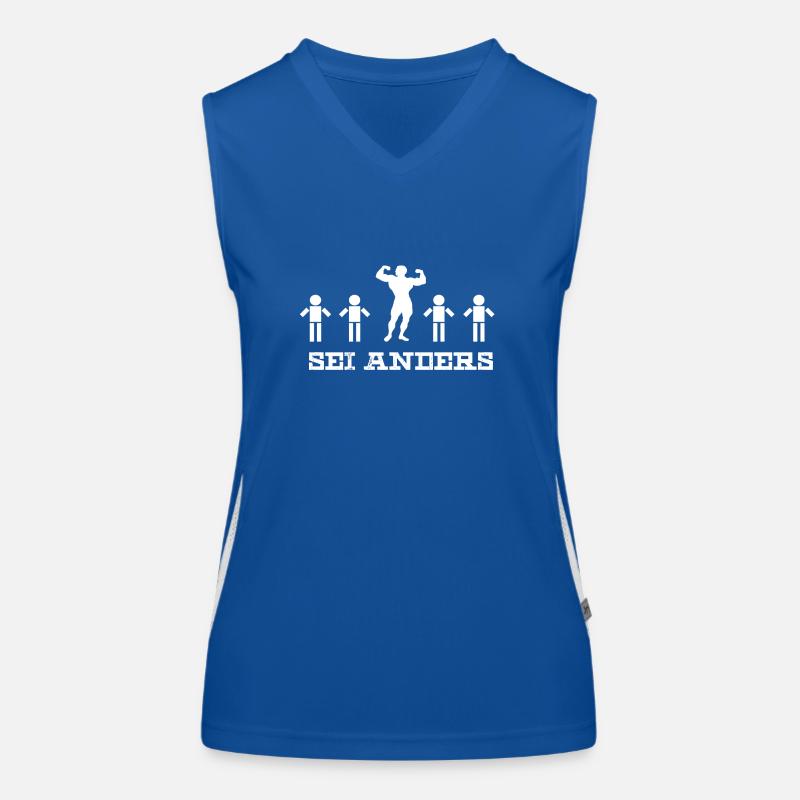 sei anders Funktionelles Kontrast-Tank Top für Frauen