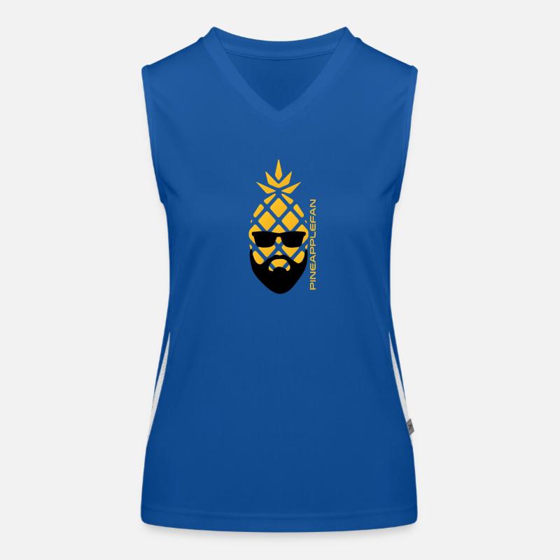 Ventilateur d’ananas Débardeur respirant contrasté Femme