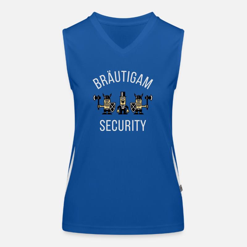 Bräutigam Security Wikinger (JGA / NEG) Funktionelles Kontrast-Tank Top für Frauen