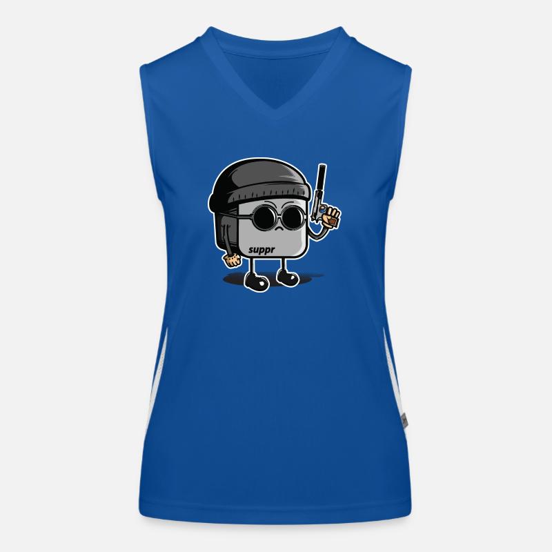 Léon touchpad Débardeur respirant contrasté Femme