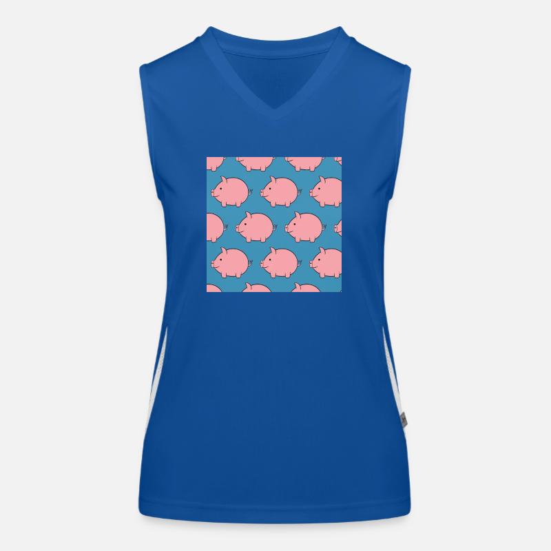 piglet Women's Functional Contrast Tank Top